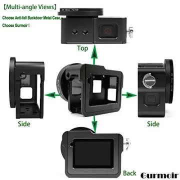 Gurmoir GoPro Housing Case with UV Filter and Lens Cap