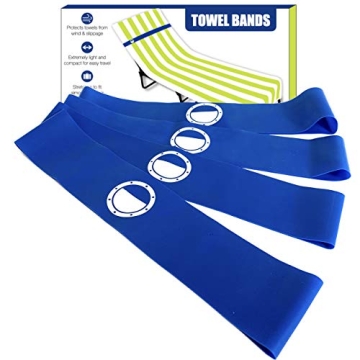 Durable Towel Bands for Beach Cruise Chairs Secure Hold