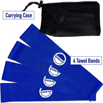 Durable Towel Bands for Beach Cruise Chairs Secure Hold