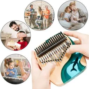 Kalimba 17-Key Thumb Piano with Accessories for All Levels