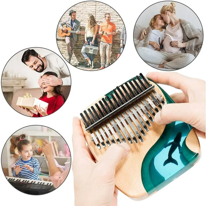 Kalimba 17-Key Thumb Piano with Accessories for All Levels