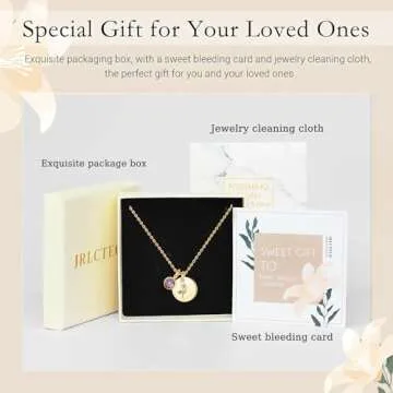 18K Gold May Birth Flower Necklace for Women