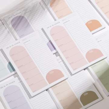 Weekly Meal Planner Edges for Easy Meal Prep & Shopping