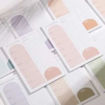 Weekly Meal Planner Edges for Easy Meal Prep & Shopping