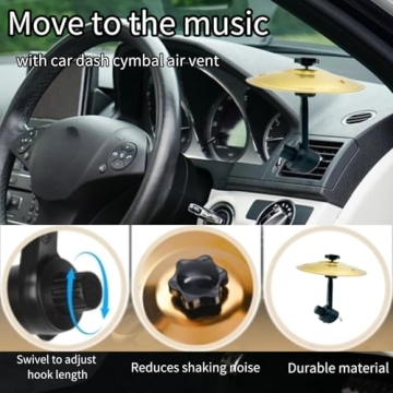 YOYODOGS Car Crash Cymbal: Fun Music Gadget for Drivers