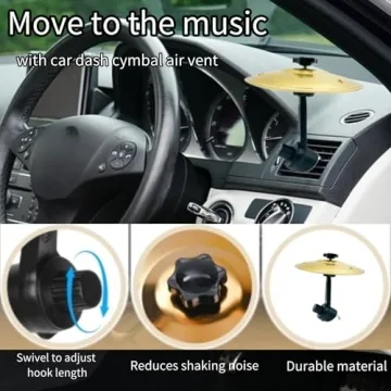 YOYODOGS Car Crash Cymbal: Fun Music Gadget for Drivers