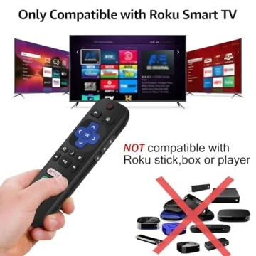 Replacement Roku TV Remote Control - 2 Pack