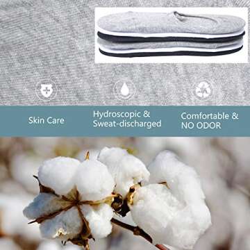 DIBAOLONG Women's Non Slip No Show Socks for Comfort