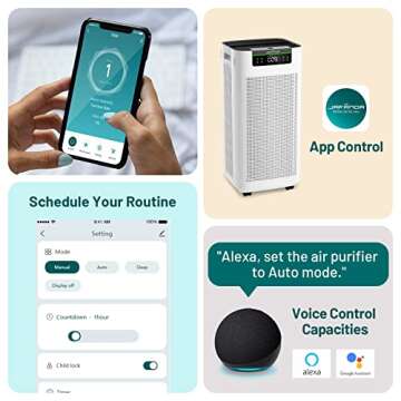 Jafända Air Purifier 3800 ft² with Smart Alexa Control