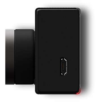 Garmin Dash Cam 45, 1080p 2.0" LCD Screen, Extremely Small GPS-enabled Dash Camera with Loop Recording, G-Sensor and Driver Alerts, Includes Memory Card