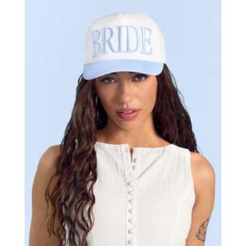 xo, Fetti Bride Trucker Hat - Stylish Bachelorette Gift