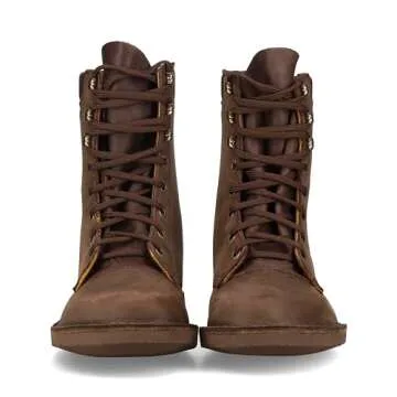 JIM GREEN Men's African Ranger AR8 Boots Lace-Up Water Resistant Full Grain Leather Work or Hiking Boot (Houston Brown, 7)