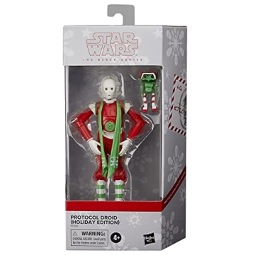 Star Wars Black Series Holiday Protocol Droid Action Figure 6 Inches