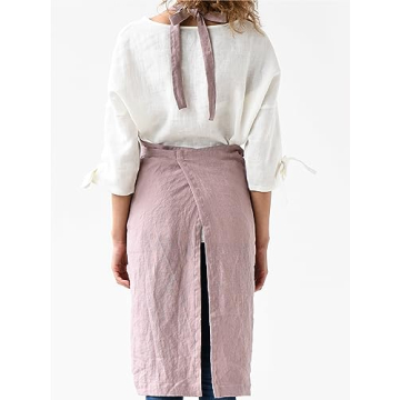 Stylish MagicLinen 100% Linen Apron for Kitchen Parties