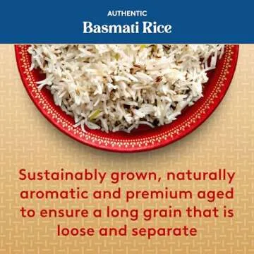 Authentic Royal - Naturally Aged Long Grain Indian White Basmati Rice - 15 lbs