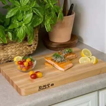 John Boos Chop-N-Slice Wood Cutting Board - 20"x15"