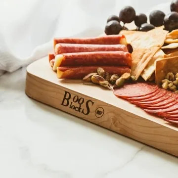 John Boos Chop-N-Slice Wood Cutting Board - 20"x15"