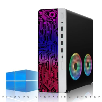 HP Gaming PC – AMD Pro A10-9700, 8GB RAM, RGB Accessories