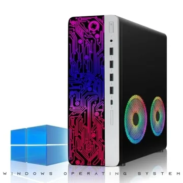 HP Gaming PC – AMD Pro A10-9700, 8GB RAM, RGB Accessories