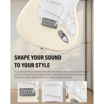 Fender Standard Stratocaster Bundle - Olympic White Guitar