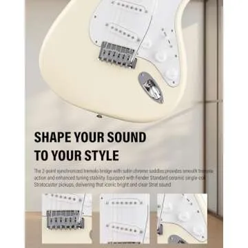 Fender Standard Stratocaster Bundle - Olympic White Guitar