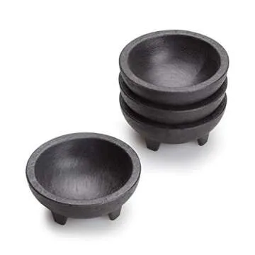 Black Salsa Bowls for Dips, Party Foods, & Sauces - 11oz