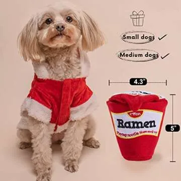 CHEWFFON Dog Puzzle Toy, Interactive & Enriching Snuffle Game for Small & Medium Dogs, Durable Hide and Seek Crinkle Toy, Treat Dispensing & Nose Work Fun