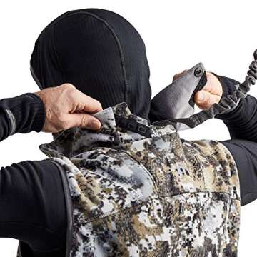 SITKA Gear Men's Stratus Windstopper Water Repellent Ultra-Quiet Fleece Hunting Vest, Elevated II, X-Large