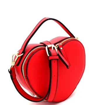 Trendeology Cute Heart Shape Vegan Leather Purse
