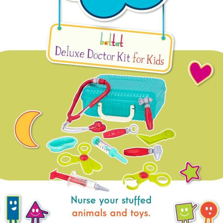 Deluxe Doctor Kit for Kids - 11 Pieces with Stethoscope