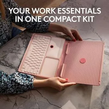 Logitech Casa Pop Up Desk Kit: Wireless, Ergonomic, Eco-Friendly