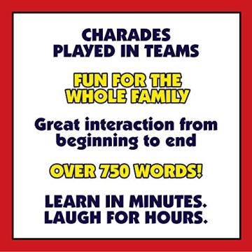 Rollick Team CHARADES Game for Friends and Family