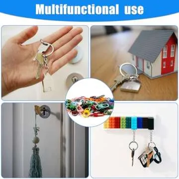 NQEUEPN 42pcs Colorful Metal Lobster Claw Clasps for Crafts