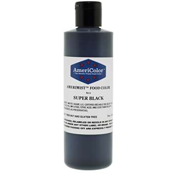 AmeriColor AmeriMist Airbrush Colour Super Black 9 oz