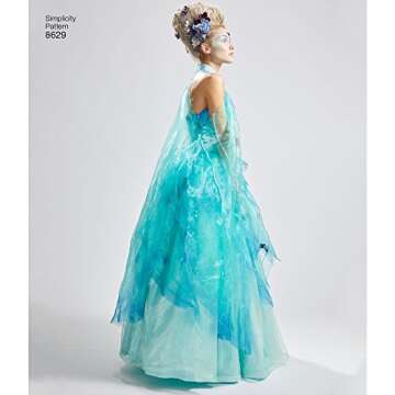 Simplicity 8629 Women's Fairy Halloween Costume Sewing Pattern, Sizes 14-22