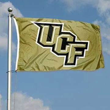 College Flags & Banners Co. Central Florida Knights Metallic Gold Flag