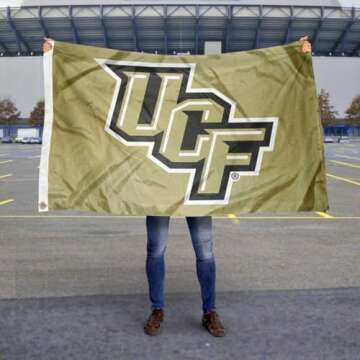 College Flags & Banners Co. Central Florida Knights Metallic Gold Flag