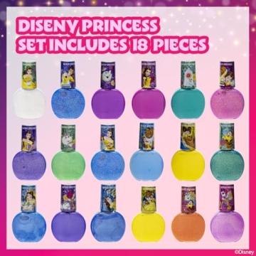 Townley Girl Disney Princess 18 Piece Nail Polish Set