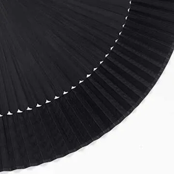 Elegant Wobe Bamboo Silk Folding Fan for Stylish Cooling