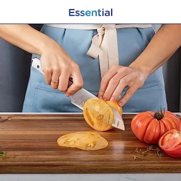 Ninja NeverDull 7-Piece Knife Set with Sharpener, White