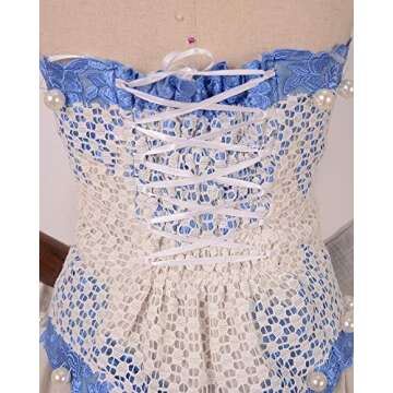 Cosplay.fm Women's Adult Ghost Bride Halloween Cosplay Costume Fancy Dress (X-Large)