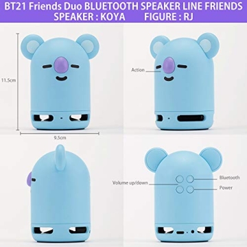 BT21 BTS Friends Duo Speaker & Cute Figure Set