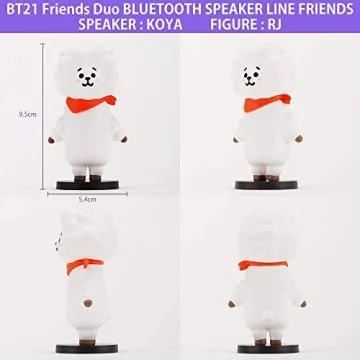 BT21 BTS Friends Duo Speaker & Cute Figure Set