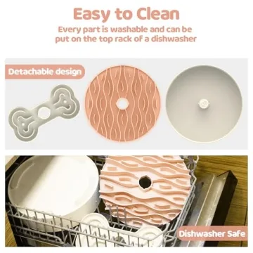 Puzzle Feeder Dog Bowl for Slow Eating & Enjoyment