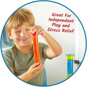 ColorMix Sensory Fidget Tubes - Set of 3 Toys