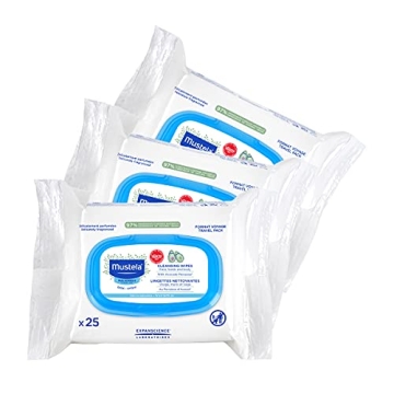 Mustela Baby Cleansing Wipes Ultra Soft for Sensitive Skin