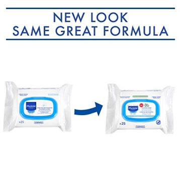Mustela Baby Cleansing Wipes Ultra Soft for Sensitive Skin
