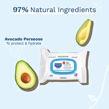 Mustela Baby Cleansing Wipes Ultra Soft for Sensitive Skin