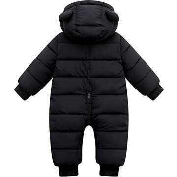 XMWEALTHY Baby Clothes Newborn Boy Girl Snowsuit Winter Coats Infant Jumpsuit Bodysuits Registry for...