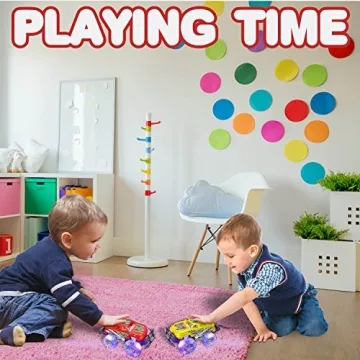 Light Up Monster Truck Set for Kids 3-6 Years - Two Colorful Toys